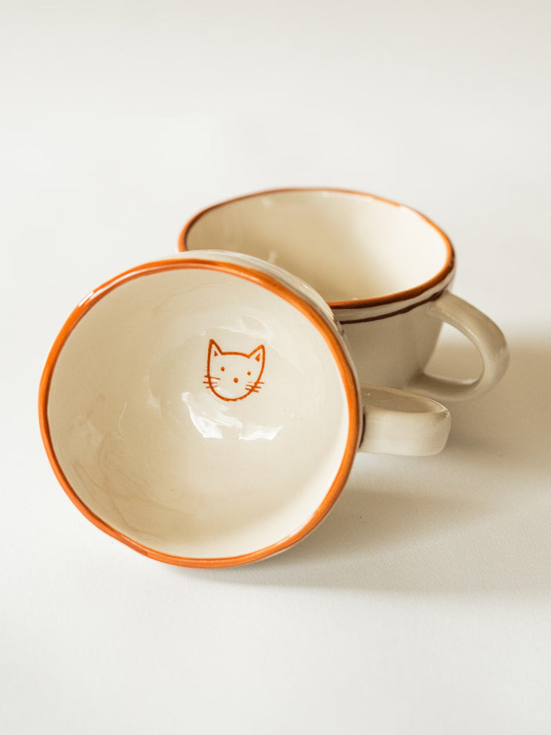 Melrose Icon Mug - Cat - Set of 2