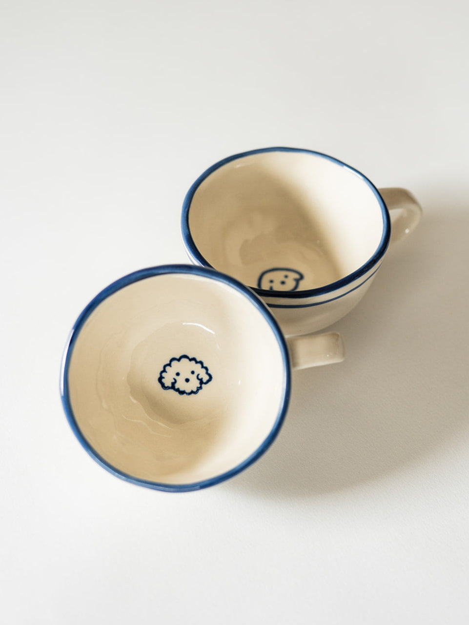 Melrose Icon Mug - Fluffy Dog - Set of 2