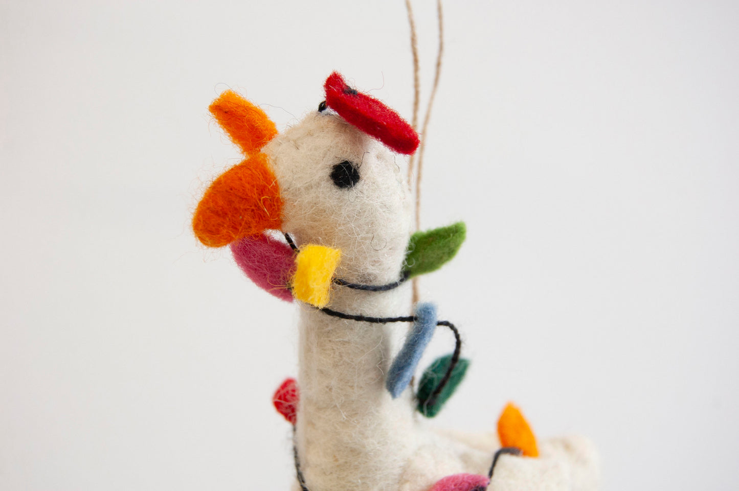 Gracie Goose Felted Ornament-ORNAMENT-ZWEIBIE