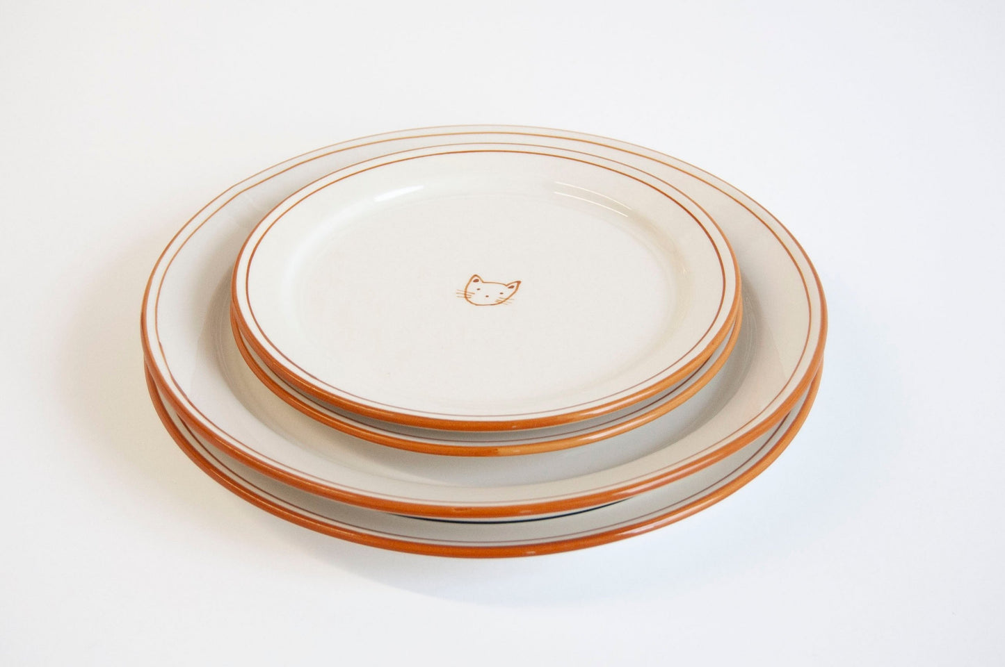 Melrose Icon Plates - Cat - Set of 4