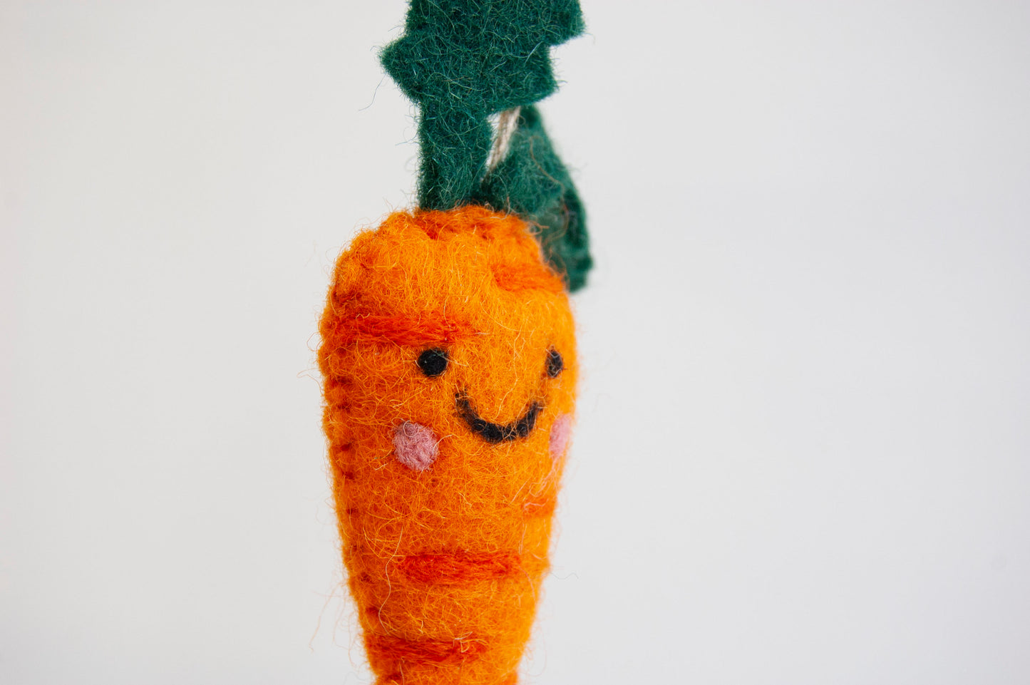 Carmen Carrot Felted Ornament-ORNAMENT-ZWEIBIE