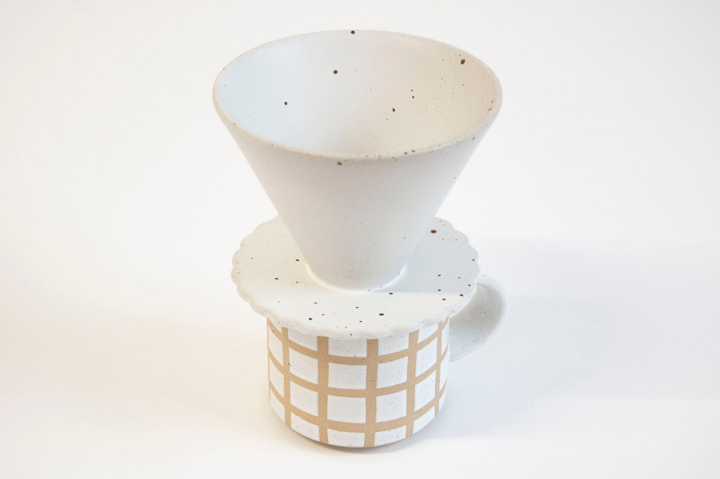 Speckle Pour Over Coffee Dripper