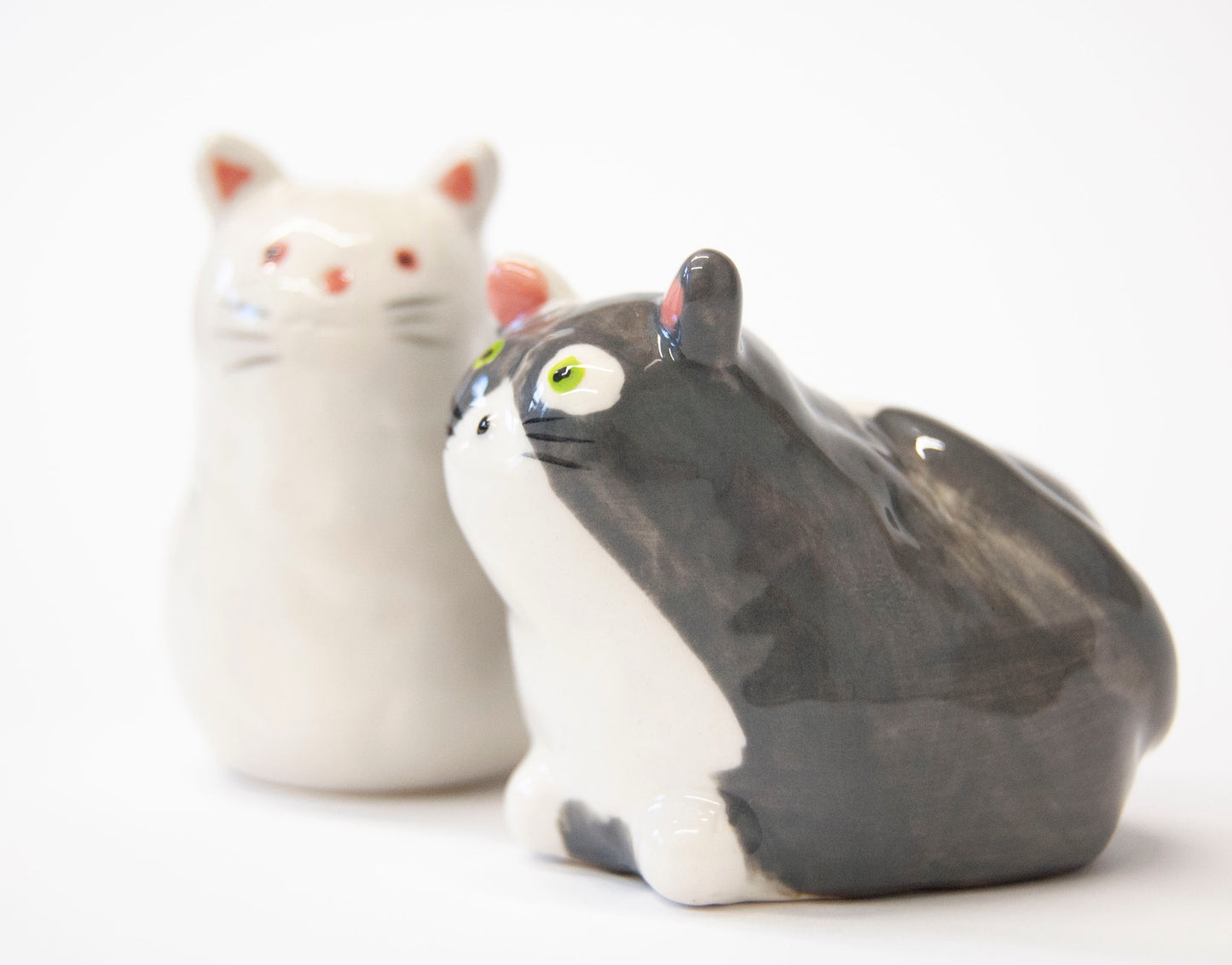 Cat Salt & Pepper Set-Salt and Pepper Shakers-ZWEIBIE
