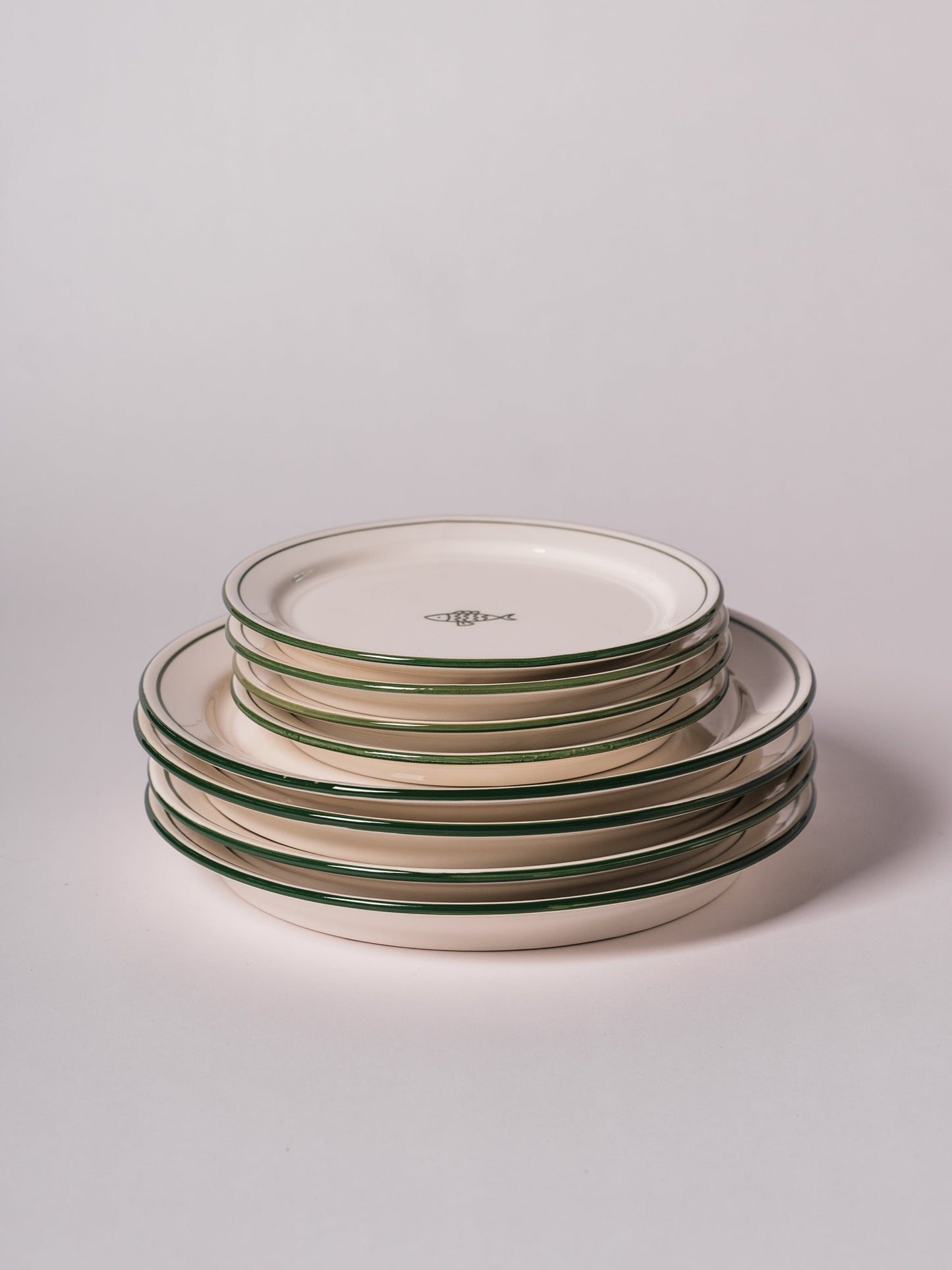 Melrose Icon Plates - Fish - Set of 4- ZWEIBIE