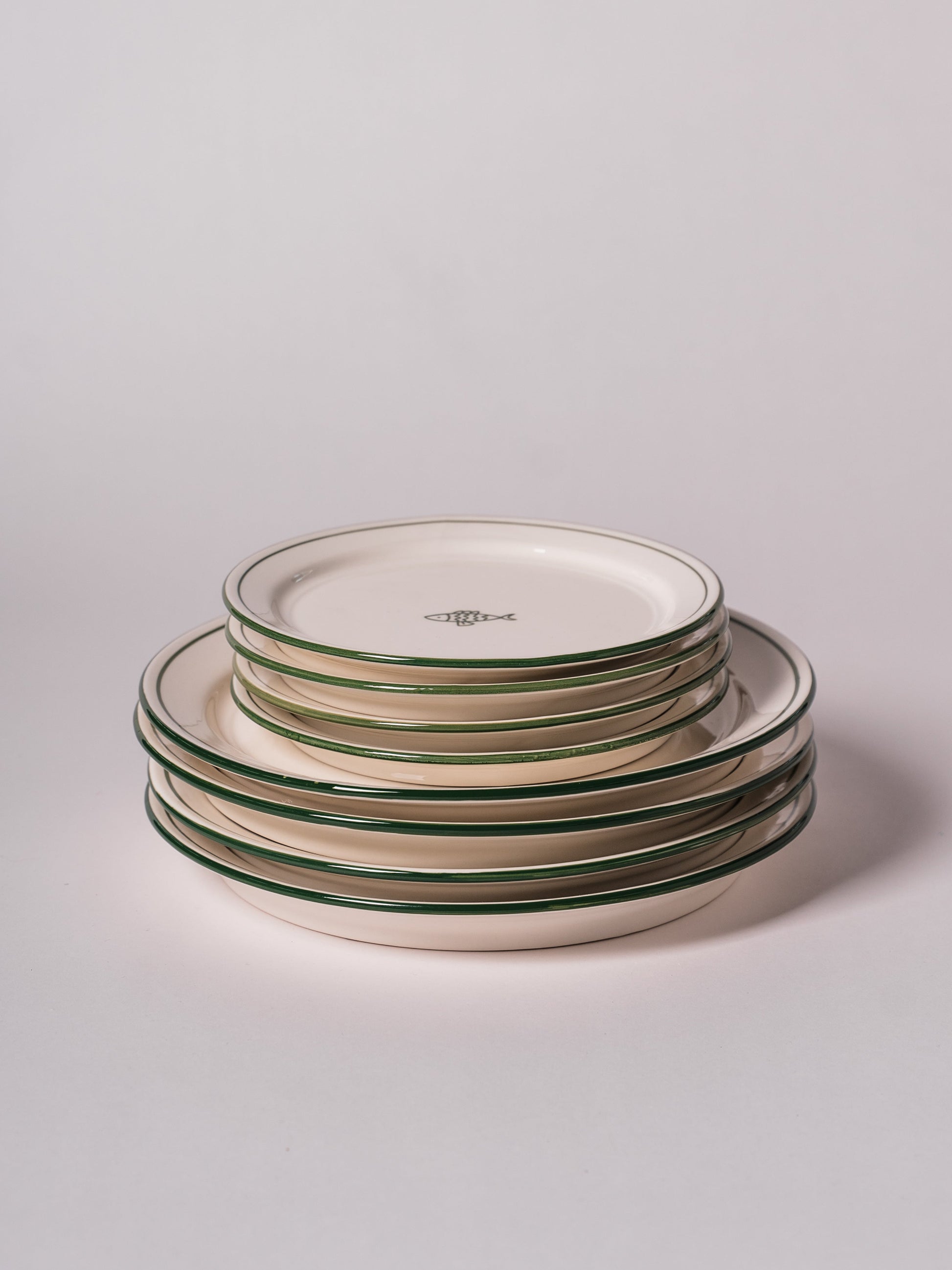 Melrose Icon Plates - Fish - Set of 4- ZWEIBIE