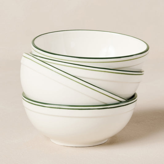 Melrose Icon Cereal Bowl S/4 - Green Fish