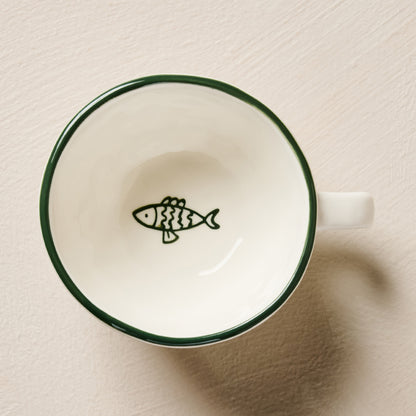 Melrose Icon Mug - Fish - Set of 2