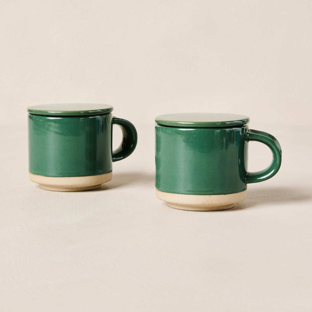 Speckle Mug With Lid - Set of 2