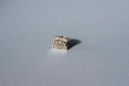 Custom Word Signet Ring – Solid Sterling Silver - Made to Order