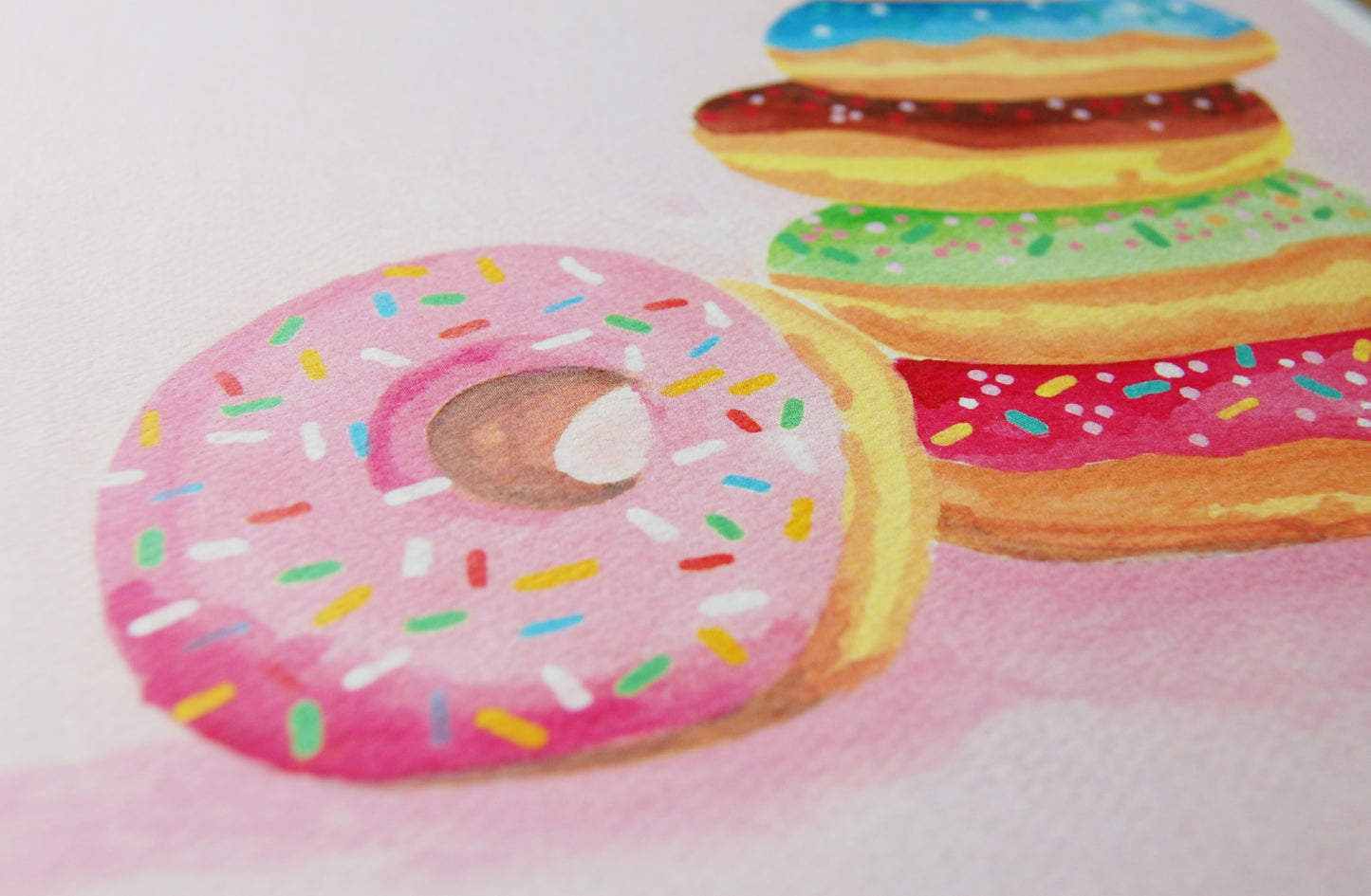 Doughnuts Print - 8x10