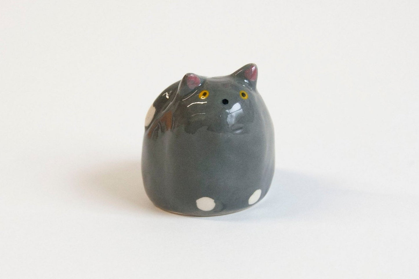 Cat Decorative Object - Set of 3 (Grey/White/Tabby)