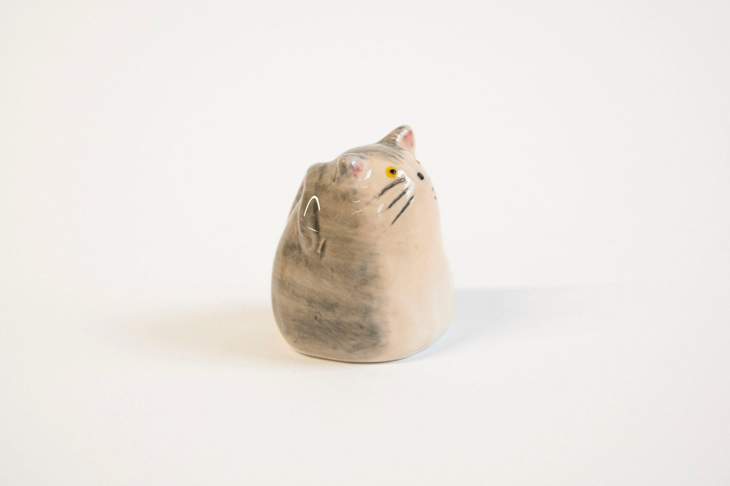 Cat Decorative Object - Set of 3 (Grey Tabby/Calico/Tan Tabby)