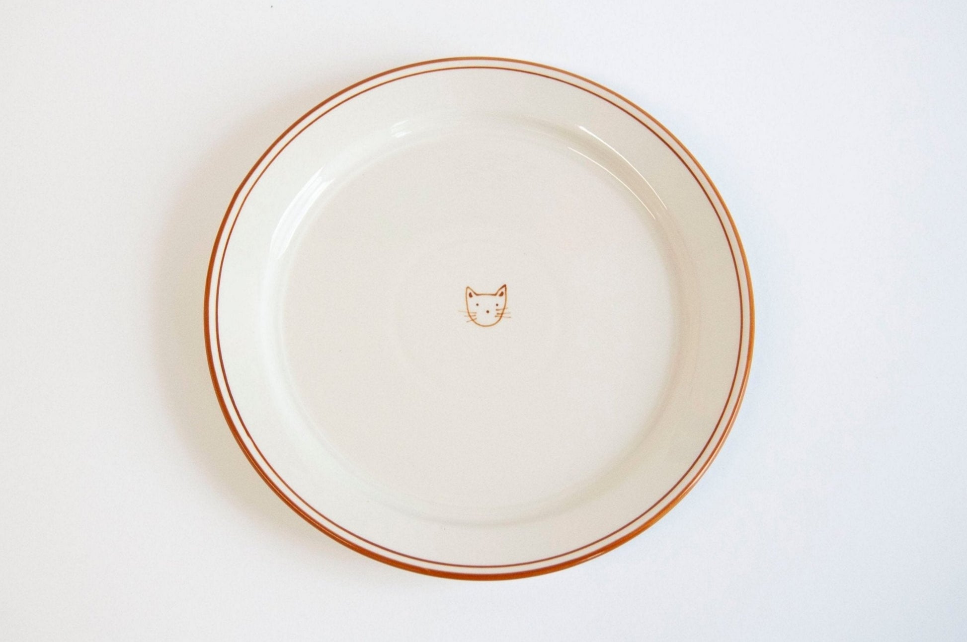 Cat Dinner Plate