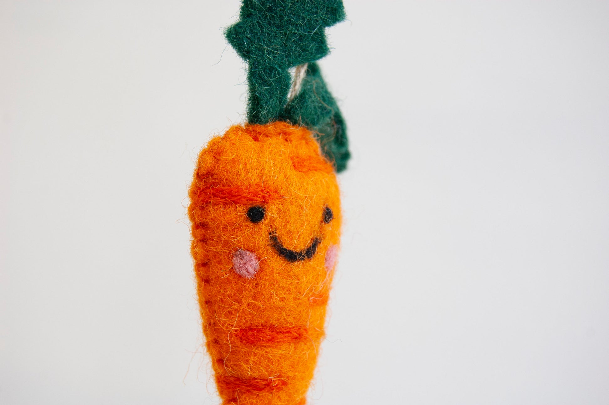 Carmen Carrot Felted Ornament-ORNAMENT-ZWEIBIE