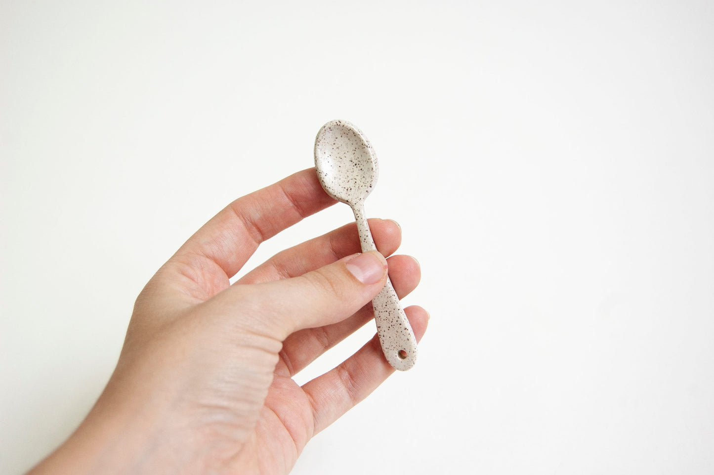 Mini Speckled Sugar Spoon