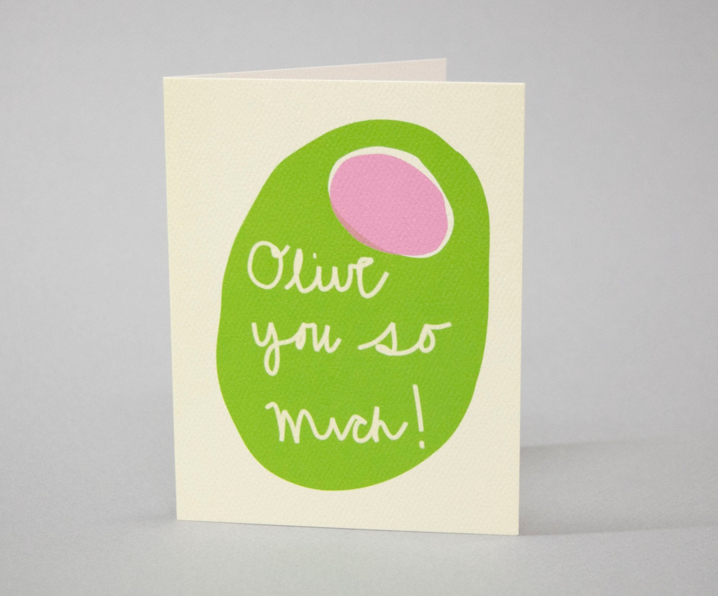 Olive You So Much Card - Love Card