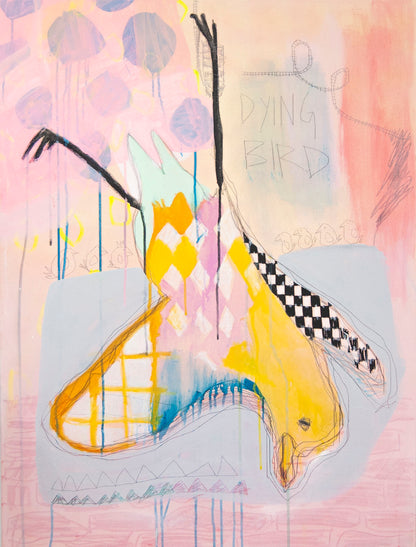 Dying Bird-Painting-ZWEIBIE