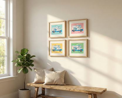 Mister Softee Ice Cream Truck Print - 8x10