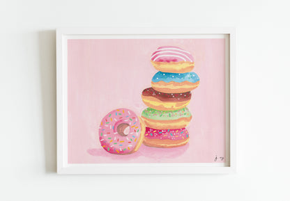 Doughnuts Print - 8x10