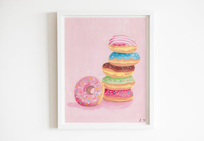 Doughnuts Print - 8x10