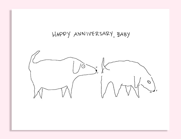 Happy Anniversary, Baby Card